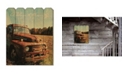 Trendy Decor 4U Welcome to the Country by Anthony Smith, Printed Wall Art on a Wood Picket Fence, 16" x 20"
